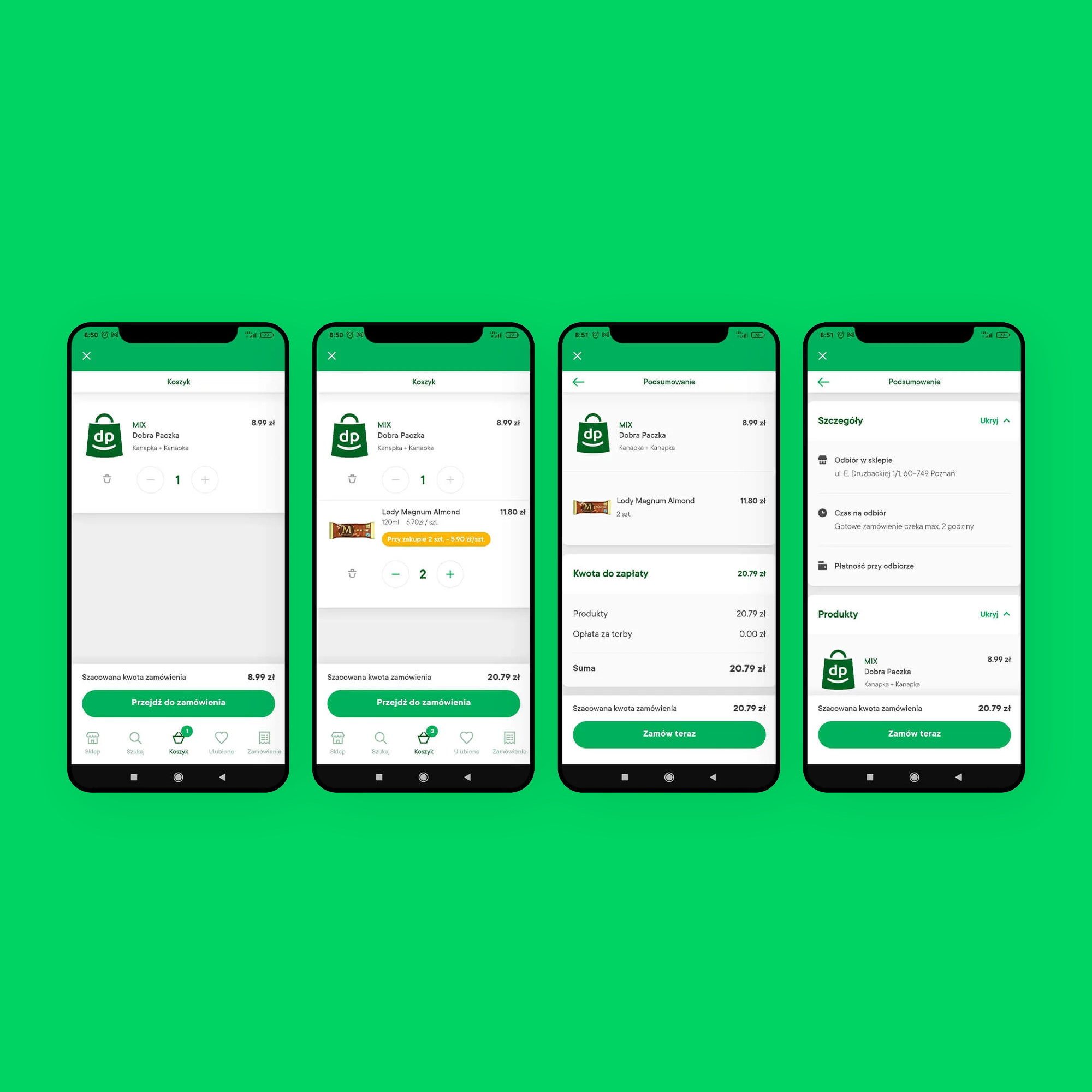 Zabka Dobra Paczka green square preview